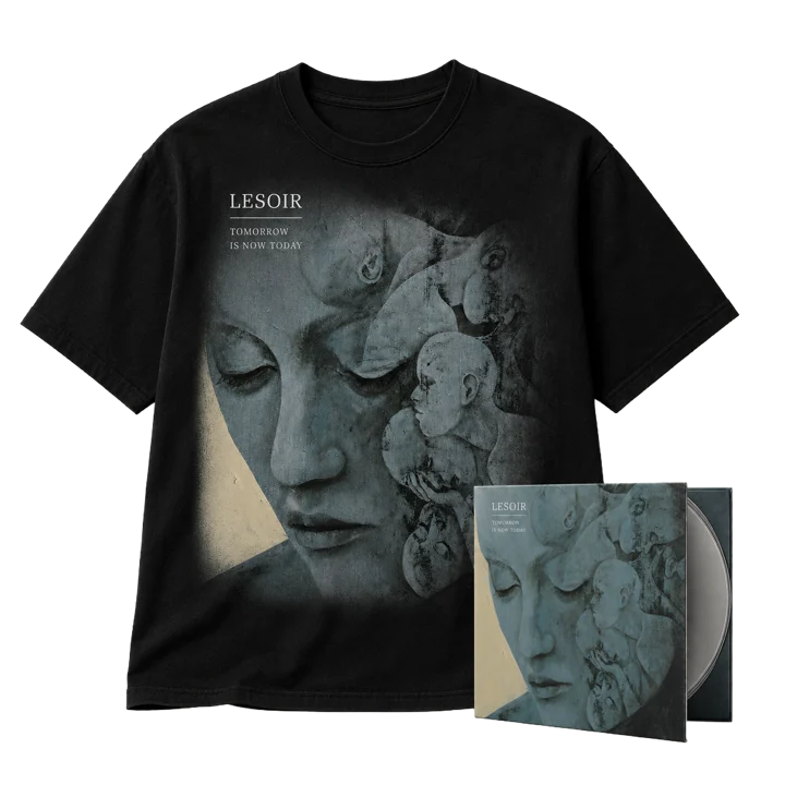 Tomorrow Is Now Today CD digipak with black album t-shirt